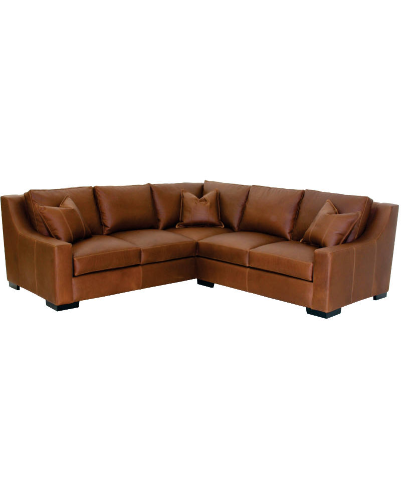 Monterey Sofa Sectional (Leather) - The Guy