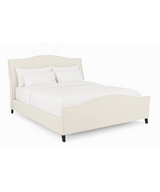 The Sofa Guy Pacino Avenue Upholstered Bed in white