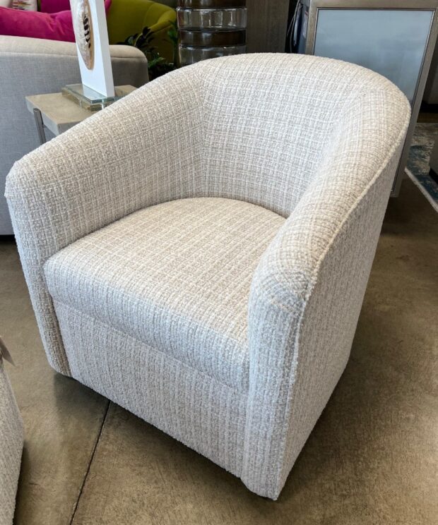 Edie swivel chair floor sample