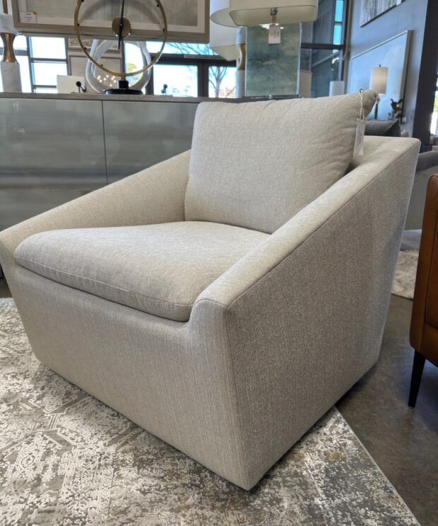 Hailey swivel chair in room setting