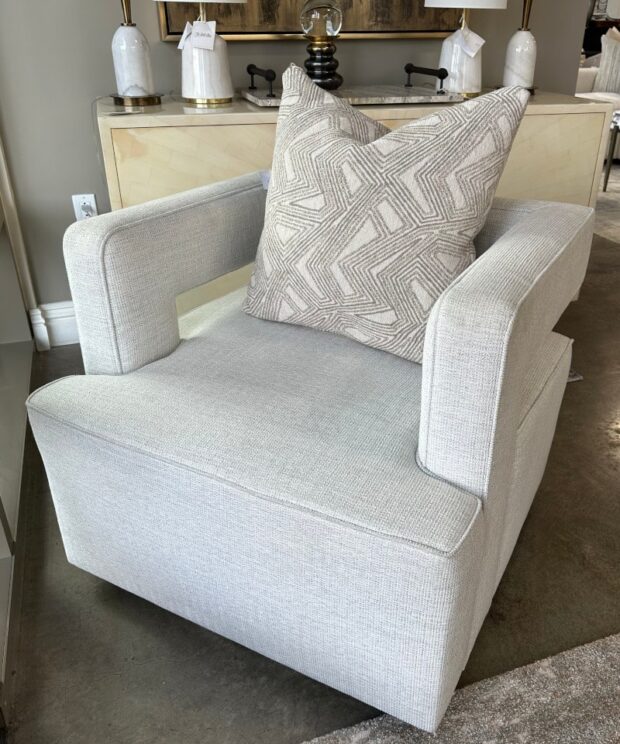 Imani swivel chair floor sample