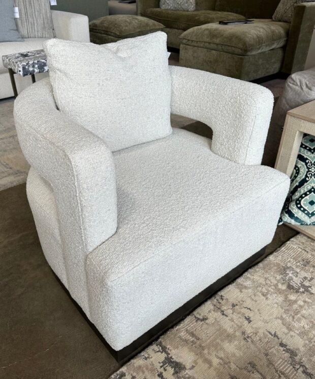 Josie swivel chair floor sample