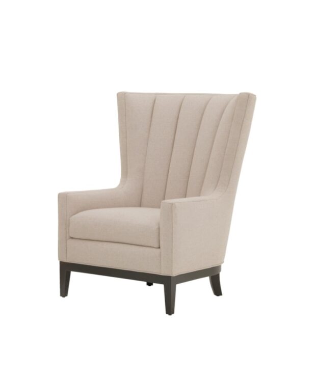 Maleficent wing back chair front view