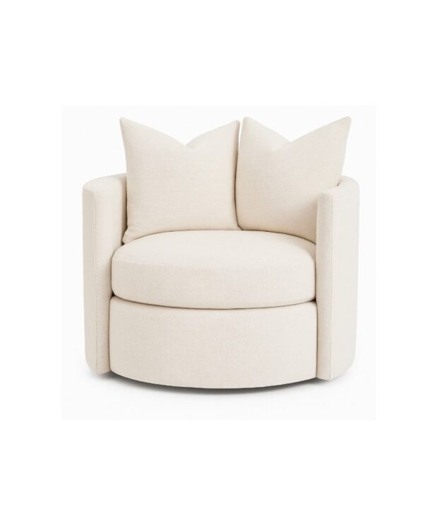 Portia swivel chair front view