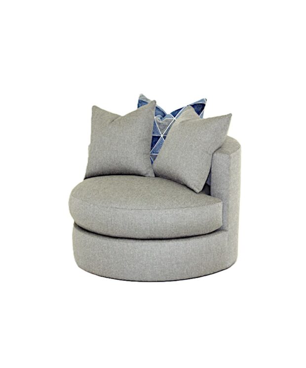 Raven 40 inch swivel chair front view