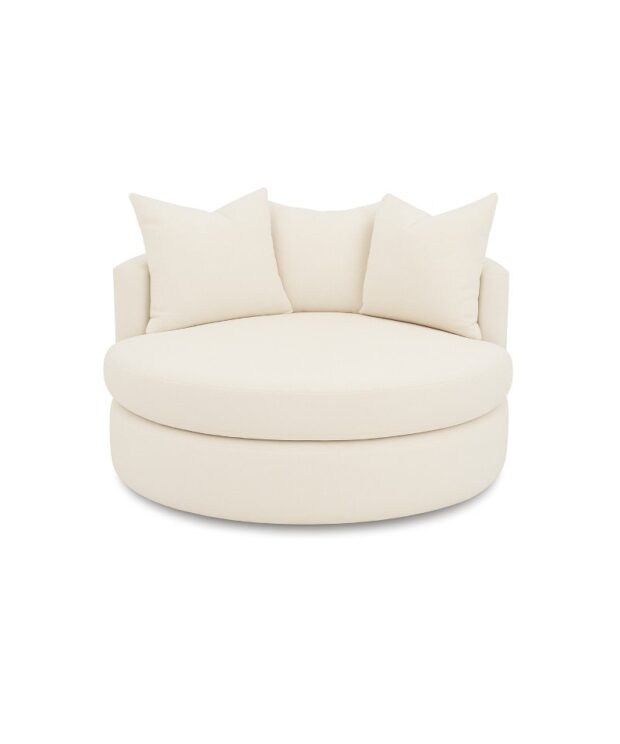 Raven 50 inch swivel chair front view