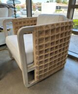 damien lounge chair on showroom floor